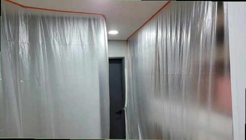 양주 누수탐지 벽면 습도와 수도 계량기 변화를 확인하는 점검 모습