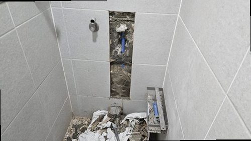소사구 누수탐지 심곡본동 연립주택 1층 욕실 앞 시공 후기 사진