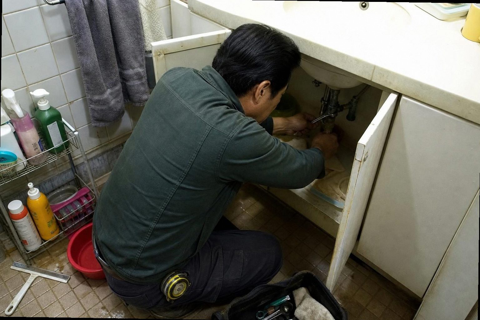 영통구 누수탐지 현장 작업 영통구 누수탐지 현장 작업