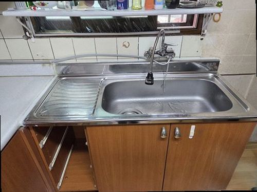 처인구 누수탐지 고림동 아파트 7층 주방 싱크대 아래 시공 후기 사진