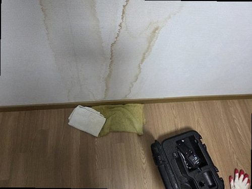 서초구 누수탐지 반포동 아파트 10층 거실 창가 시공 후기 사진