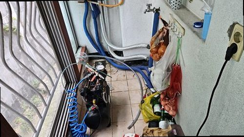 성동구 누수탐지 행당동 빌라 5층 베란다 창가 시공 후기 사진