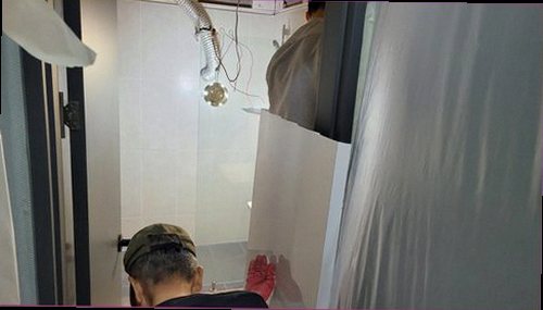 일산서구 누수탐지 배관 주변 수분 분포와 연결부를 점검하는 과정