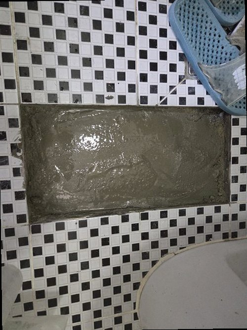 의왕 누수탐지 고천동 빌라 5층 화장실 변기 주변 시공 후기 사진