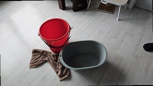 평택 누수탐지 세교동 빌라 2층 거실 바닥 시공 후기 사진
