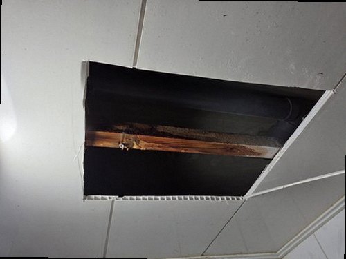 천안시 서북구 누수탐지 벽면 얼룩과 주변 마감 상태를 확인하는 점검 모습