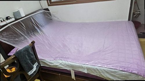 광진구 누수탐지 능동 빌라 2층 안방 시공 후기 사진