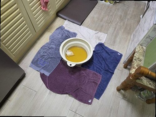 단원구 누수탐지 고잔동 아파트 9층 거실 시공 후기 사진