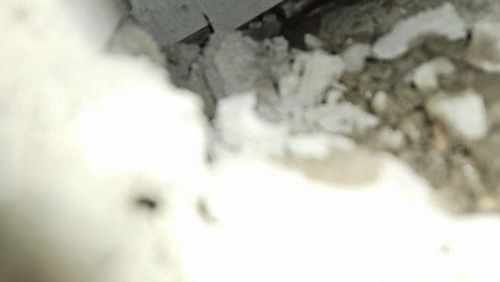 누수탐지 천장 얼룩 부위의 습도 및 온도 측정 기록 예시