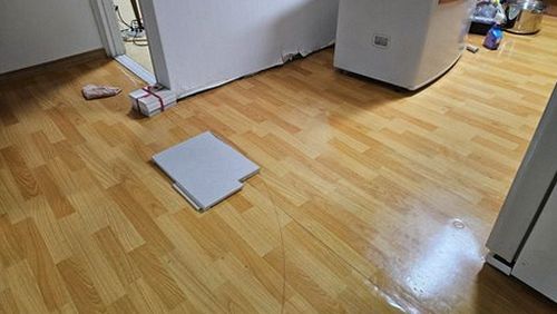 누수탐지 신현동 누수탐지 아파트 거실 천장 얼룩 직접 해보니