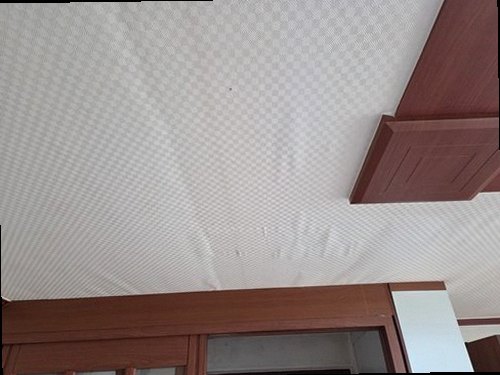 분당구 누수탐지 구미동 빌라 4층 거실 에어컨 주변 시공 후기 사진