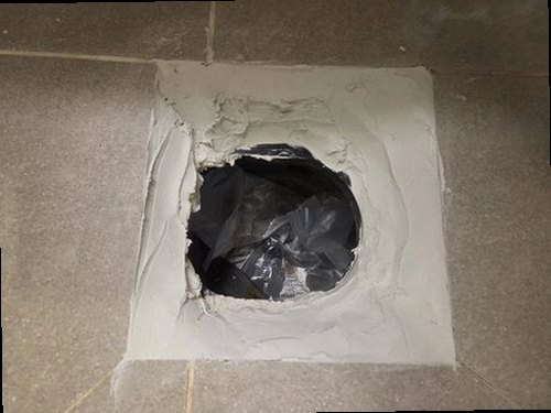 중원구 누수탐지 하대원동 원룸 2층 욕실 옆 벽면 시공 후기 사진