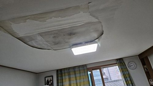 누수탐지 둑실동 누수탐지 사례로 본 아파트 거실 천장 얼룩 원인