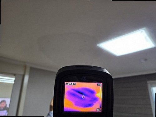 강화군 누수탐지 길상면 상가 1층 창고 안쪽 시공 후기 사진