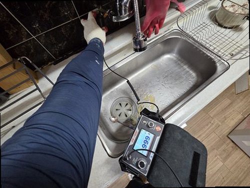 부평구 누수탐지 부개동 오피스텔 10층 욕실 앞 시공 후기 사진