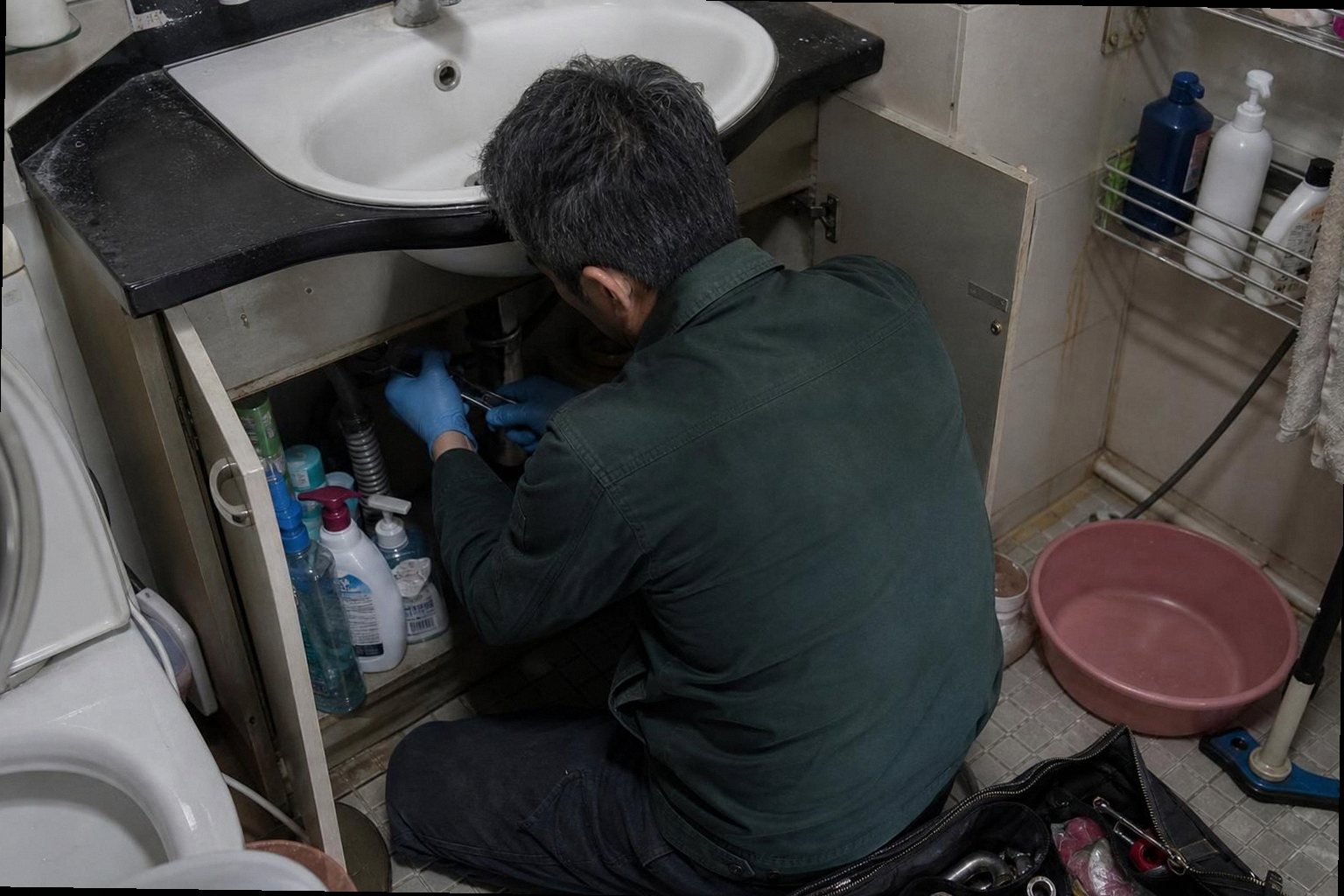 강북구 누수탐지 현장 작업 강북구 누수탐지 현장 작업