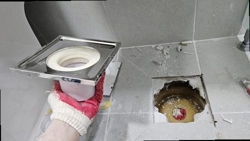 서울 중구 누수탐지 을지로3가 상가 2층 화장실 바닥 시공 후기 사진