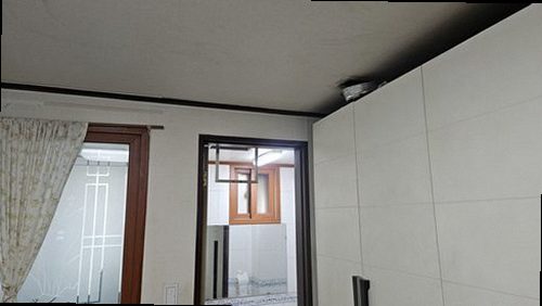 남동구 누수탐지 서창동 아파트 6층 안방 창가 벽면 시공 후기 사진