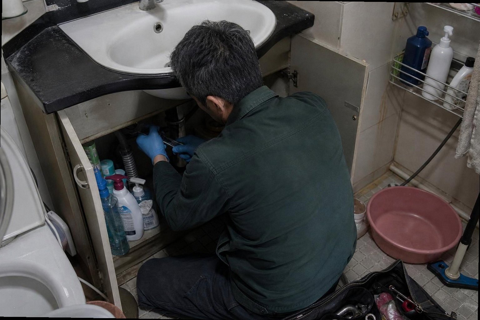 미추홀구 누수탐지 현장 작업 미추홀구 누수탐지 현장 작업
