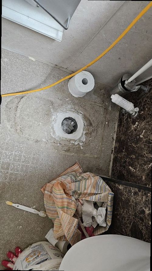 해운대구 누수탐지 좌동 아파트 15층 욕실 벽면 시공 후기 사진