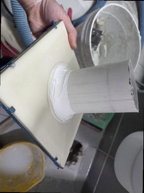 유성구 누수탐지 신성동 아파트 7층 욕실 앞 바닥 시공 후기 사진