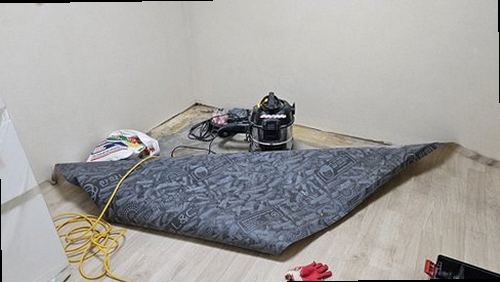 부산 강서구 누수탐지 신호동 빌라 3층 거실 바닥 시공 후기 사진