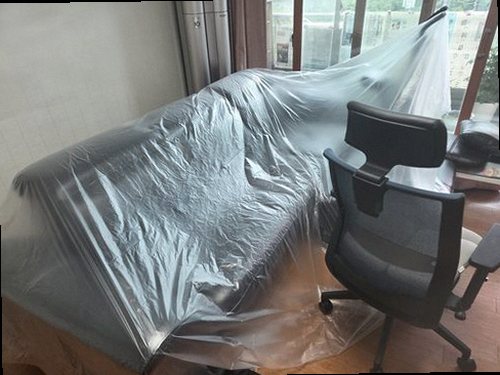 사하구 누수탐지 감천동 빌라 2층 안방 벽 시공 후기 사진