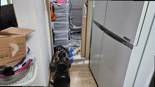누수탐지 거제동 누수탐지 아파트 베란다 천장 얼룩 직접 살펴보니