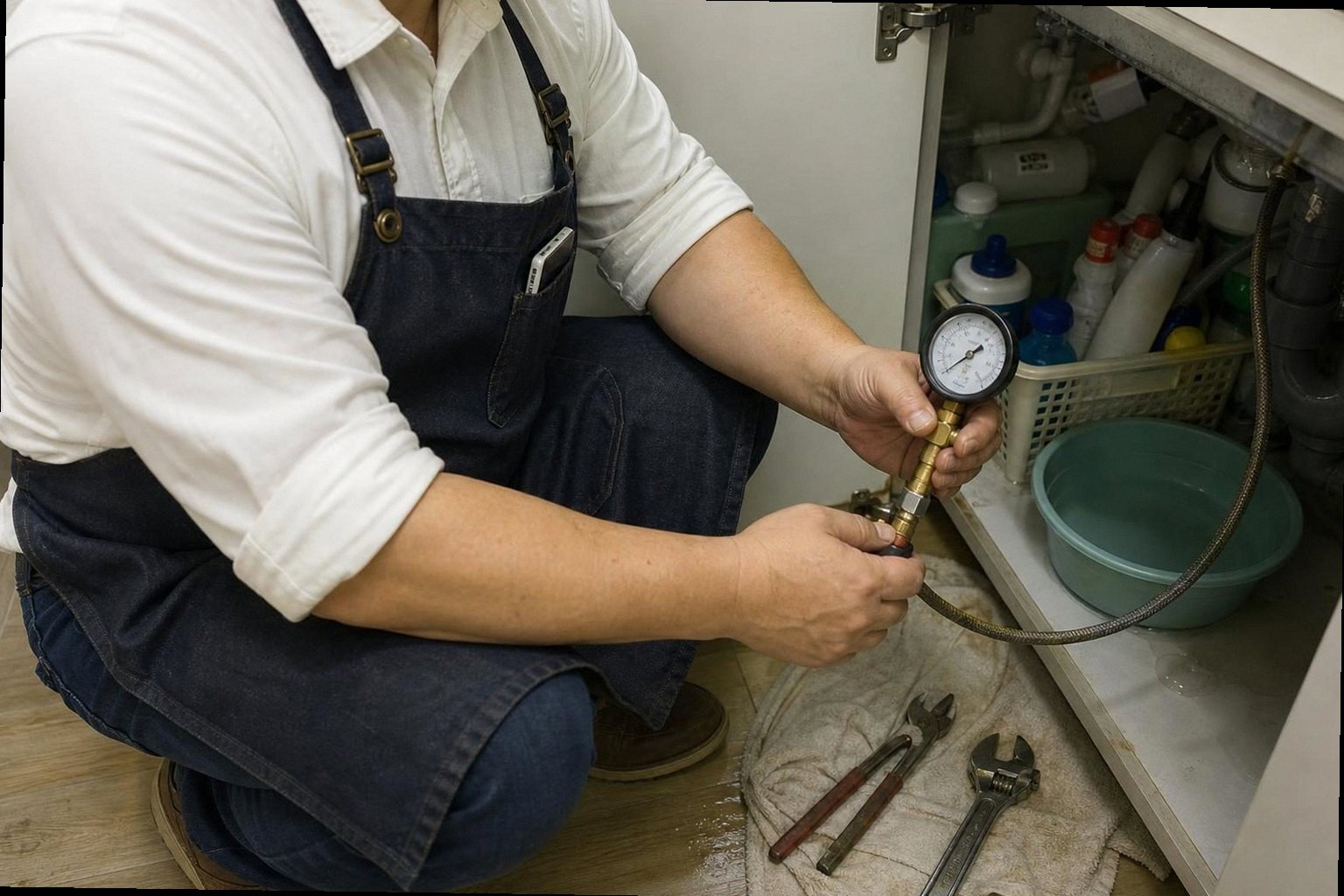 영도구 누수탐지 현장 작업