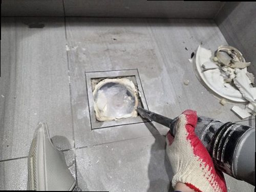 청주시 청원구 누수탐지 주중동 상가 1층 화장실 주변 시공 후기 사진