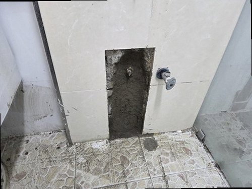 기장군 누수탐지 철마면 빌라 1층 욕실 바닥 시공 후기 사진