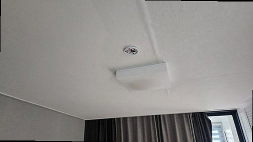 부산 서구 누수탐지 초장동 아파트 7층 거실 벽면 시공 후기 사진