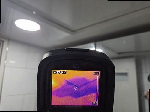 금정구 누수탐지 금사동 상가 2층 천장 안쪽 시공 후기 사진