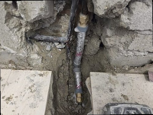 연제구 누수탐지 거제동 단독주택 1층 현관 앞 마당 시공 후기 사진