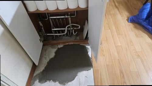 부여군 누수탐지 옥산면 다세대주택 2층 주방 시공 후기 사진