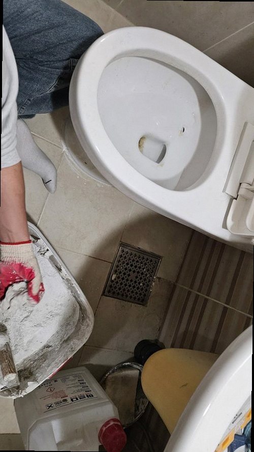 동래구 누수탐지 사직동 오피스텔 5층 욕실 바닥 시공 후기 사진