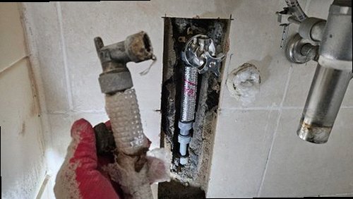 사상구 누수탐지 모라동 빌라 3층 화장실 벽면 시공 후기 사진