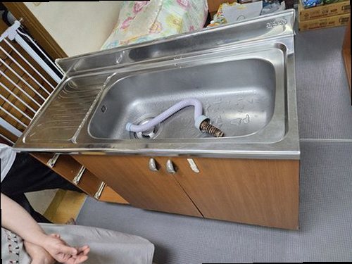 옥천군 누수탐지 옥천읍 빌라 2층 주방 싱크대 하부 시공 후기 사진