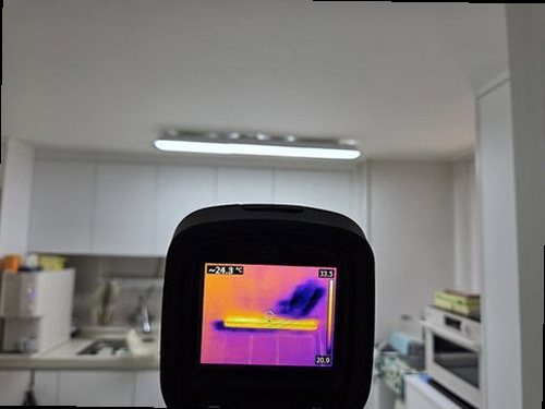 대전 동구 누수탐지 신안동 오피스텔 6층 주방 벽면 시공 후기 사진