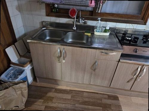 동래구 누수탐지 복천동 아파트 5층 주방 하부장 시공 후기 사진