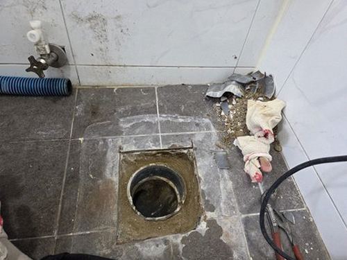 누수탐지 구평동 누수탐지 욕실누수발견 흔적을 직접 확인해 보니