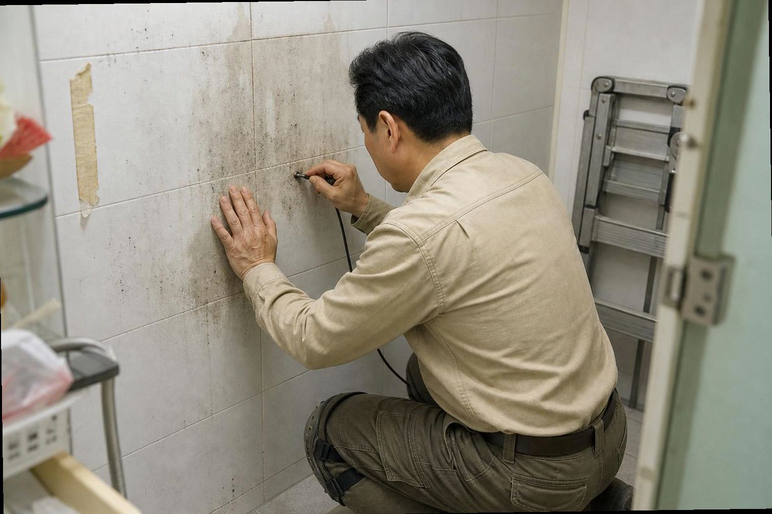 부산진구 누수탐지 현장 작업