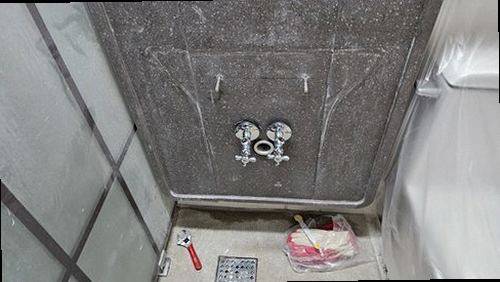 옥천군 누수탐지 옥천읍 상가건물 1층 천장 안쪽 시공 후기 사진