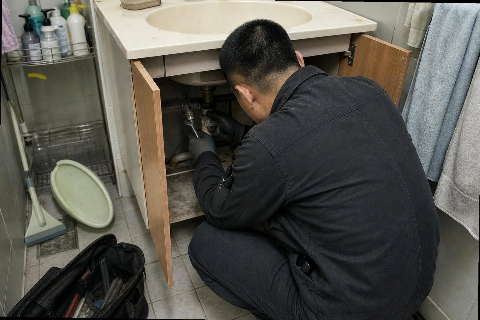 사하구 누수탐지 현장 작업