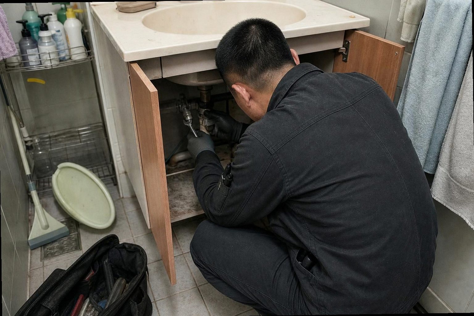 해운대구 누수탐지 현장 작업