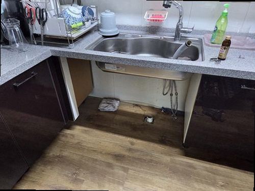 광주 누수탐지 수완동 상가 2층 주방 위 천장 시공 후기 사진