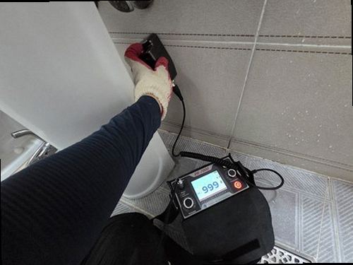 해운대구 누수탐지 재송동 상가 2층 천장 안쪽 시공 후기 사진