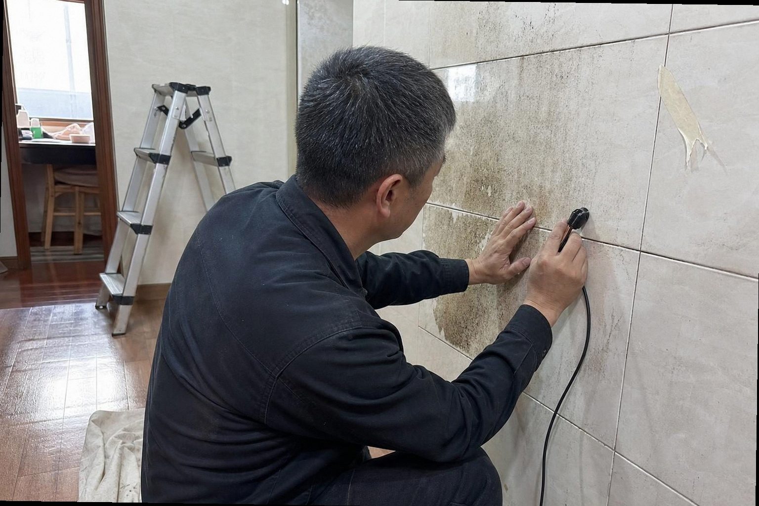 부산 강서구 누수탐지 현장 작업