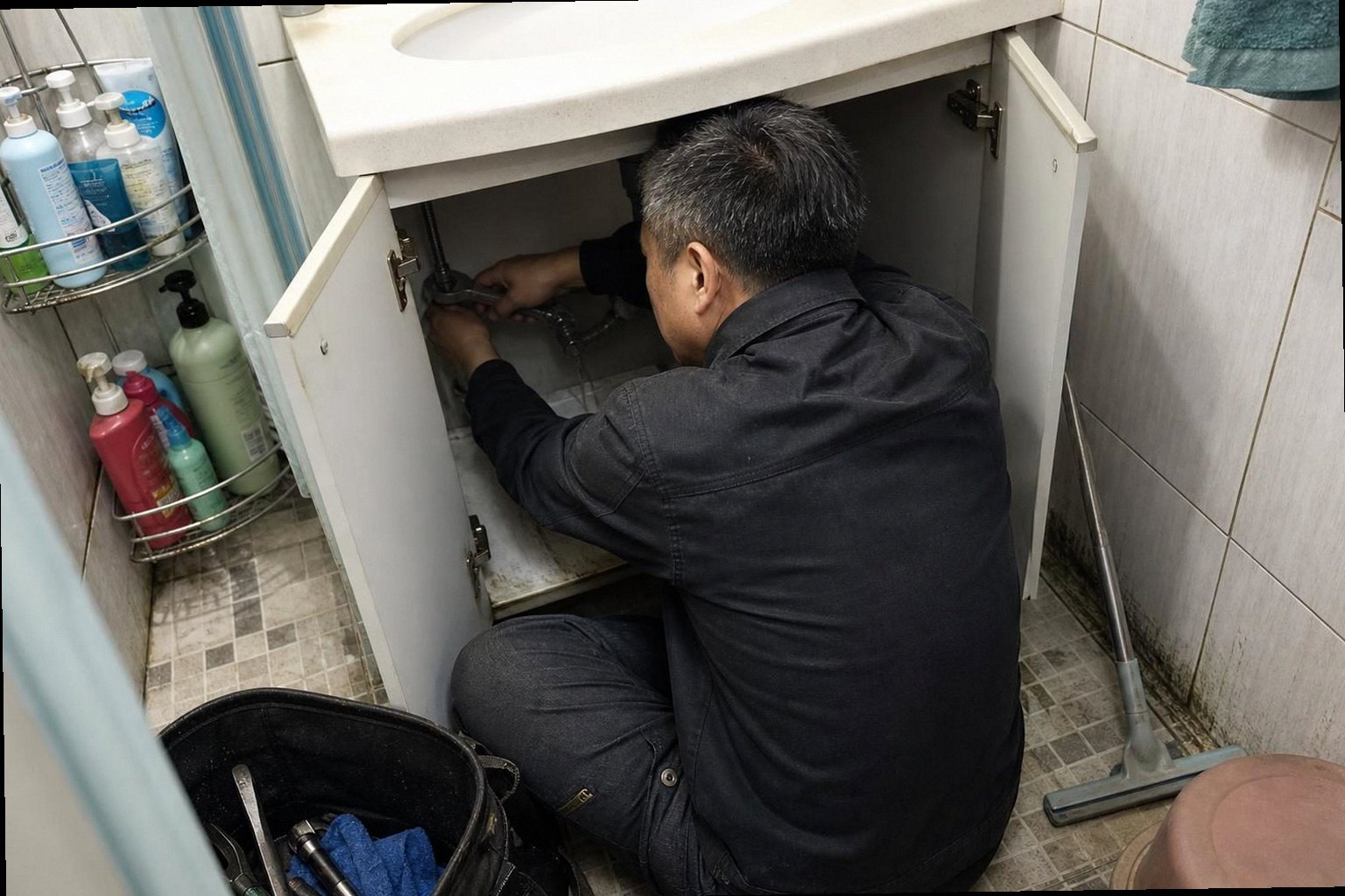 옥천군 누수탐지 현장 작업