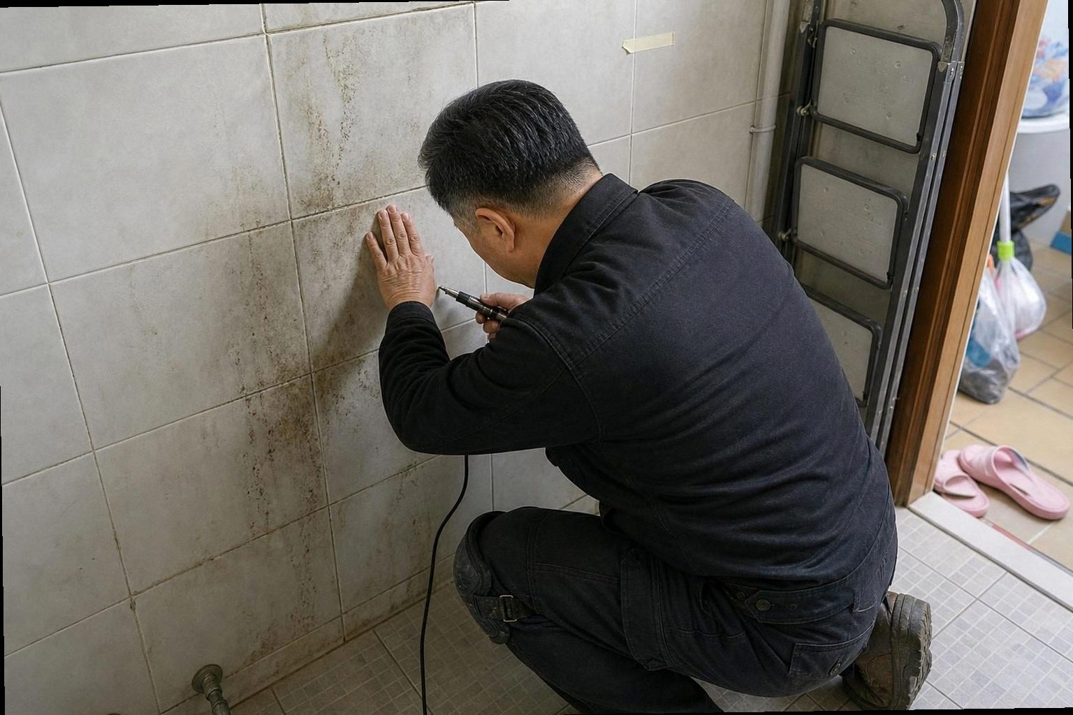 부산진구 누수탐지 현장 작업